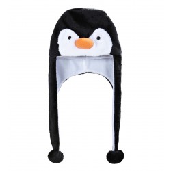 SOMBRERO PELUCHE PINGUINO