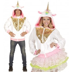  CHAQUETA CAPUCHA T-LXL  UNICORNIO