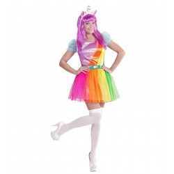  DISFRAZ T-S CHICA UNICORNIO FALDA TUL