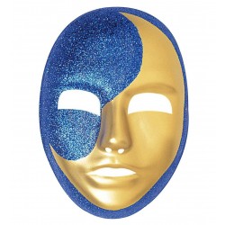 MASCARA LUNA PURPURINA AZUL