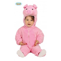 $D ! DISFRAZ 12A24MESES CERDITO ROSA