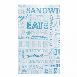 500 BOLSA BURGUER AZUL 14X22CM