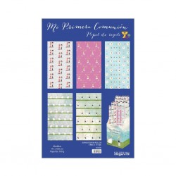 R/PAPEL DE REGALO COMUNION 70X100CM