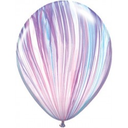 25 GLOBOS 11" LATEX MARMOL ARCOIRIS