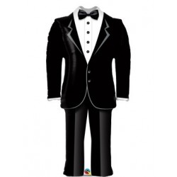 $D GLOBO 39" FOIL ESMOQUIN NOVIO BODA
