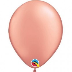   25 GLOBOS 11" LATEX ROSA ORO