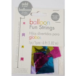 TIRA DECORADA P/GLOBOS BANDERIN 1,82MT