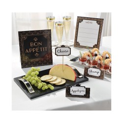 KIT 12 PZ ETIQUETA BUFFET HOLLYWOOD
