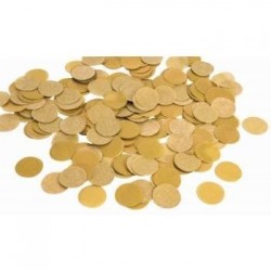   CONFETI CIRCULOS ORO 22GR