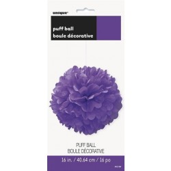  BOLA POMPON PURPURA 40,64CM