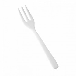 $D    200/U MINI TENEDOR BLANCO 10CM