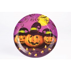  PAQ.8/U PLATO CALABAZA GORRO 22,9CM