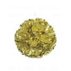   COLGANTE POMPON METAL ORO 40,64CM