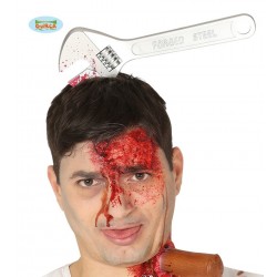 DIADEMA LLAVE INGLESA C/SANGRE 28CM