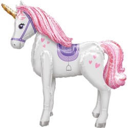 $D GLOBO 46" FOIL AIRWALKER UNICORNIO
