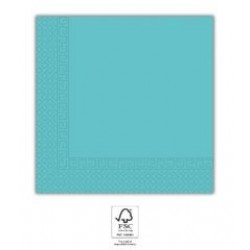   20 SERVILLETAS PAPEL AZUL 33CM