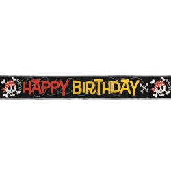 BANDA GUIRNALDA BIRTHDAY PIRATA 3,65MT