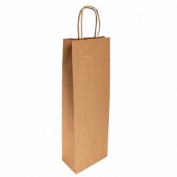 BOLSA BOTELLA KRAFT 14 8X40