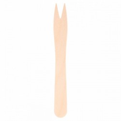 1000 TENEDORES MADERA PAPAS FRITAS 8,5CM