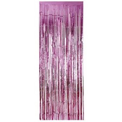   CORTINA FLECO METAL ROSA 1X2,40M