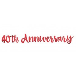 GUIRNALDA ROJO 40TH ANNIVERDARY 1,52MT