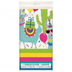  MANTEL LLAMA CUMPLE 137X213CM