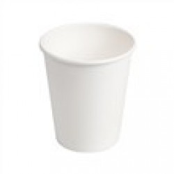   50 VASOS CARTON BLANCO 240ML  