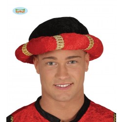 TURBANTE ADULTO ROJO PAJE