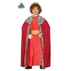 DISFRAZ 3A4AÑOS REY MAGO TUNICA ROJA