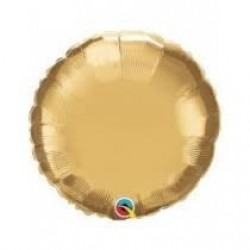  E/GLOBO 18" FOIL REDONDO CHROME ORO