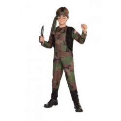 DISFRAZ 4A6AÑOS SOLDADO DEL EJERCITO