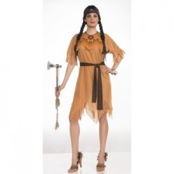  DISFRAZ T-STD MUJER INDIA AMERICANA