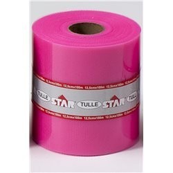 ROLLO TUL FUCSIA  12,5CMX100MT