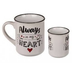 TAZA DE GRES ALWAYS IN MY HEART