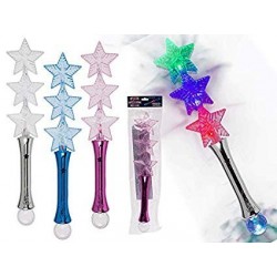 VARITA ESTRELLAS CON LED 33CM