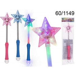 VARITA CON ESTRELLA Y LED 38CM