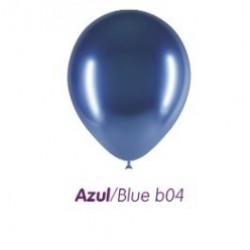   10 GLOBOS 12" 112B04 BRILL AZUL