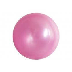 GLOBO 24" BURBUJA METAL ROSA