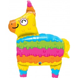 GLOBO 34" FOIL FORMA LLAMA COLORES
