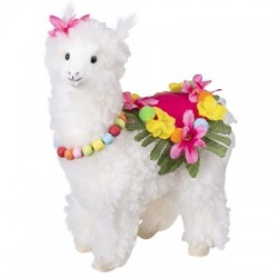   DECORACION PELUCHE LLAMA 24X18CM