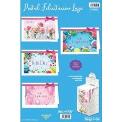 $D TARJETA FELICITACION LAZO MOD.SUR