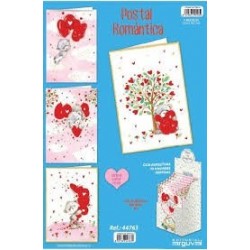 TARJETA ROMÁNTICA MOD.SURT. 