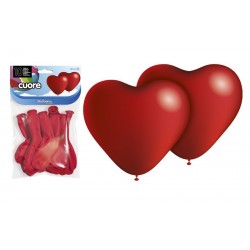   10 GLOBOS HG3010 CORAZON ROJO