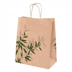 BOLSA SOS C/ASAS FEEL GREEN 26 14X32CM