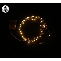   HILO 50 LED BLANCO C/PILAS 5MTS