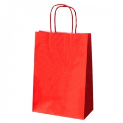   BOLSA C/ASA KRAF ROJA 26 14X32CM
