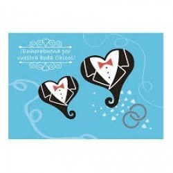 TARJETA BODA CHICOS 