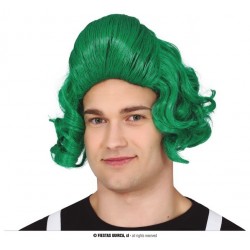   PELUCA MELENA VERDE HOMBRE