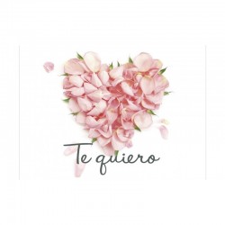 MINI TARJETA TE QUIERO CORAZON 