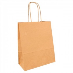 T/BOLSA C/ASA KRAFT NATURAL 18 8X21,5CM